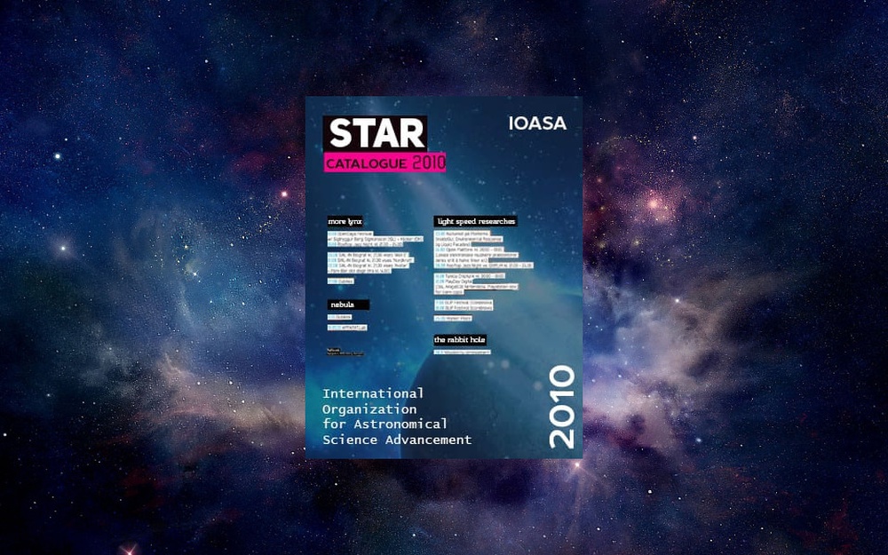 IOASA Star Catalogue 2010 Released